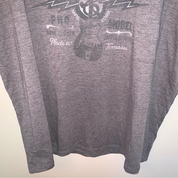 Lucky Brand Venice Burnout Grey Nashville Guitars T-shirt XXL - Picture 5 of 6